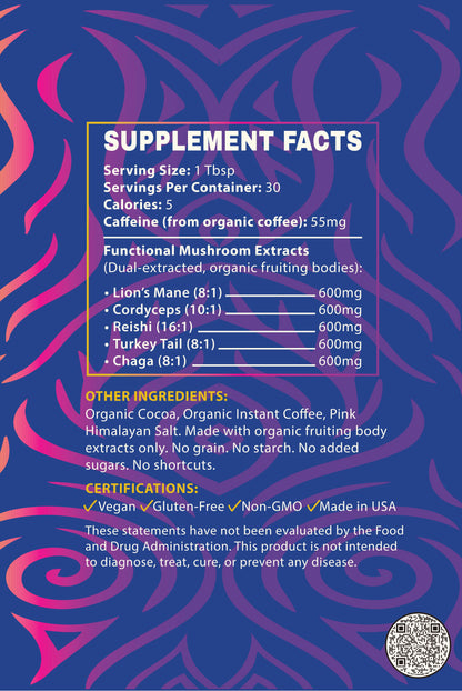 TRIBe Organic Mushroom Coffee (6 oz)